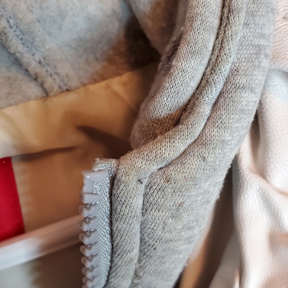 Pleather jacket hoodie - Picture 3 of 3